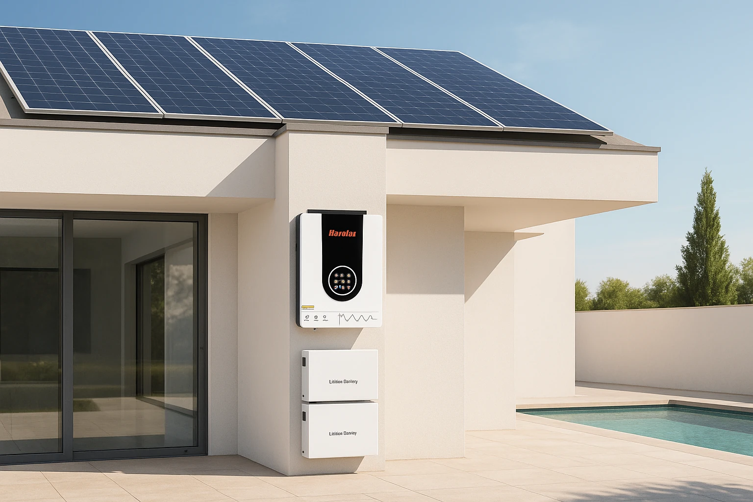 اینورتر هیبریدی خورشیدی HZ Solar مدل 6.2KVA