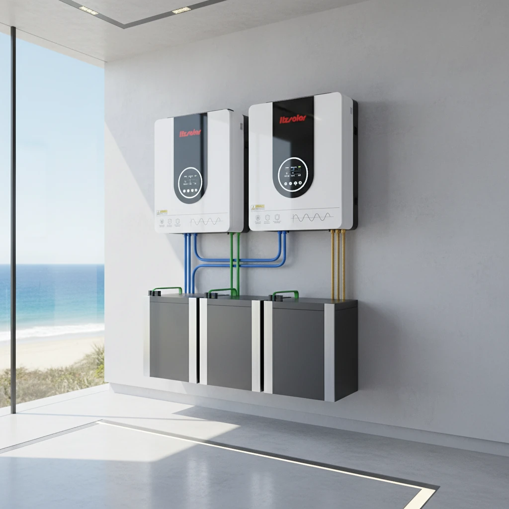 اینورتر هیبریدی قابل موازی HZ Solar مدل 6.2KVA Parallel